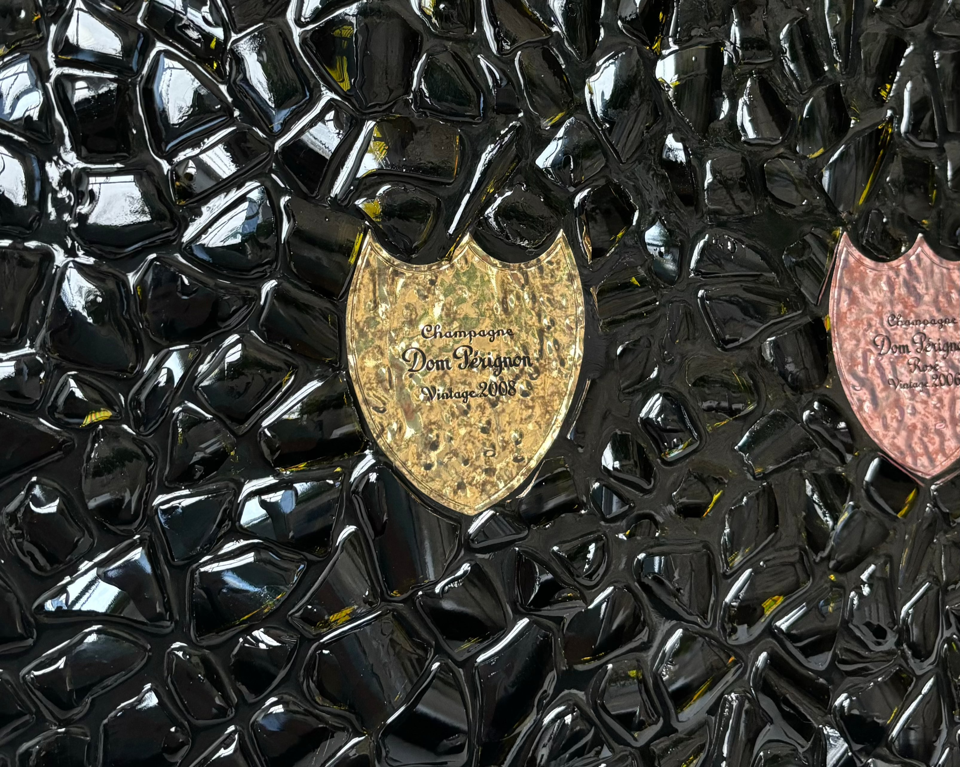 Cadre Triple Dom Pérignon Brut Vintage 2008 Lenny Kravitz & Dom Pérignon Rosé Vintage 2006 Lenny Kravitz