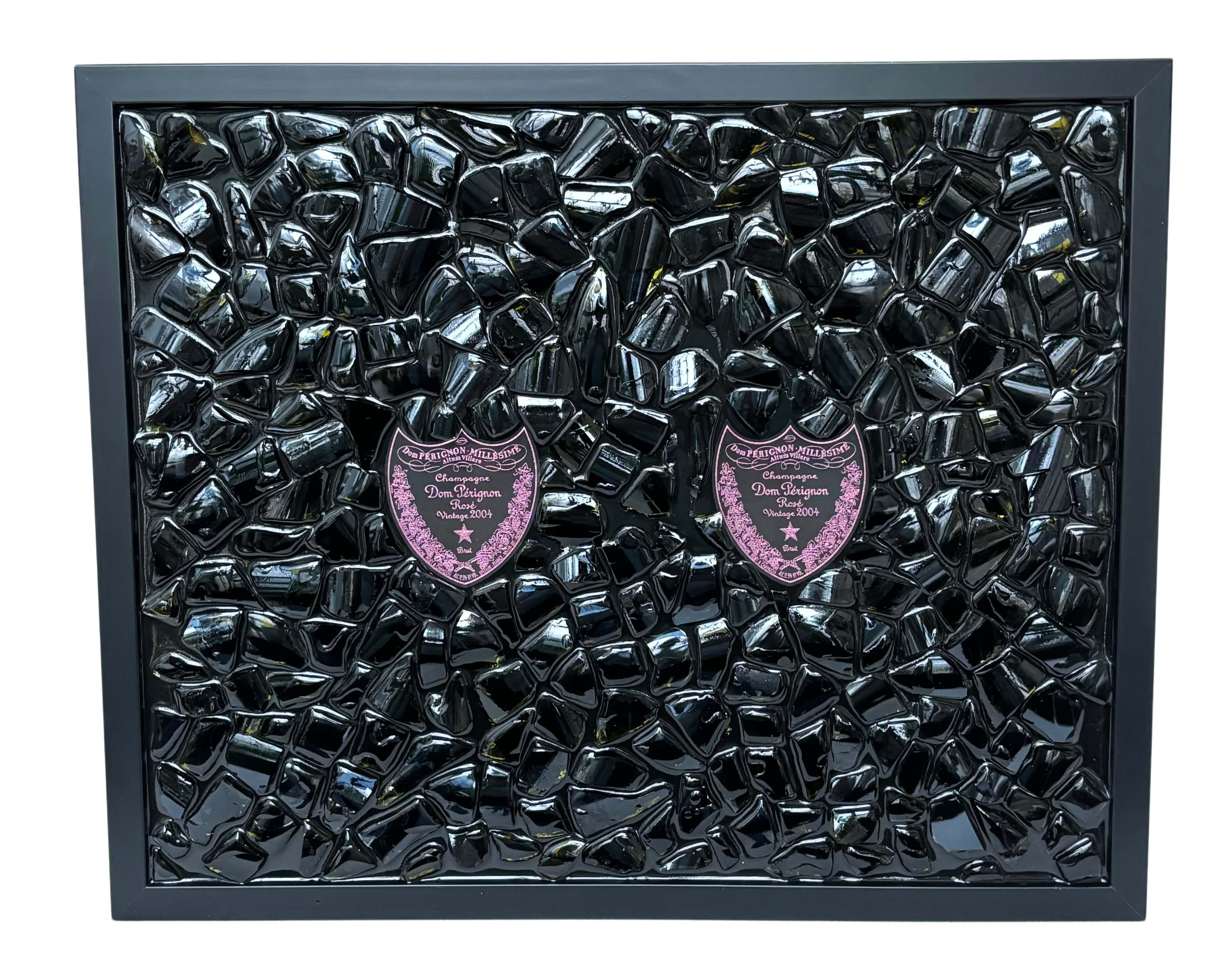 Cadre double Dom Pérignon rosé 2004