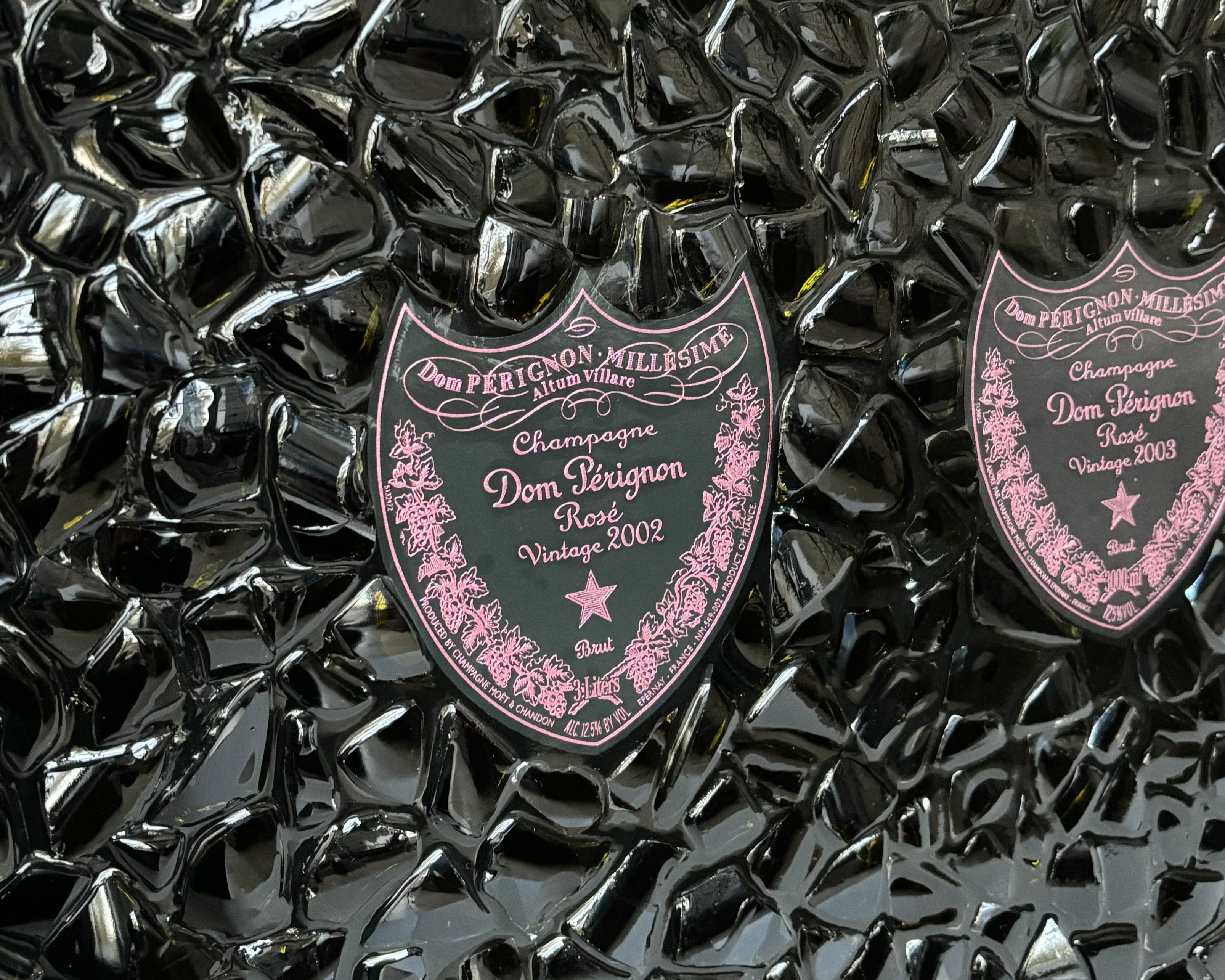 Cadre Triple Jéroboam Dom Pérignon Rosé 2002/2003/2004