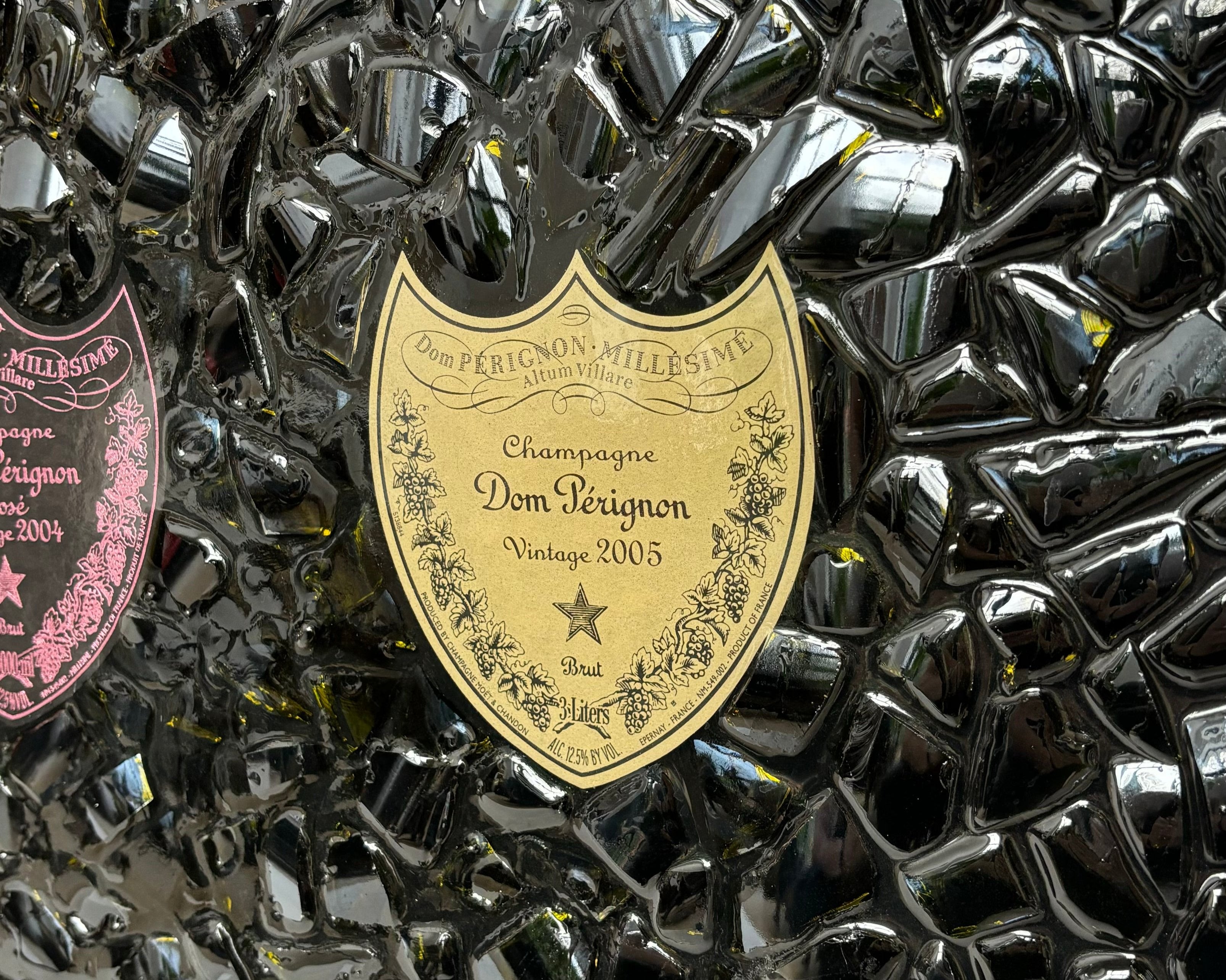 Cadre Triple Jéroboam Dom Pérignon brut 2005 & Rosé 2004